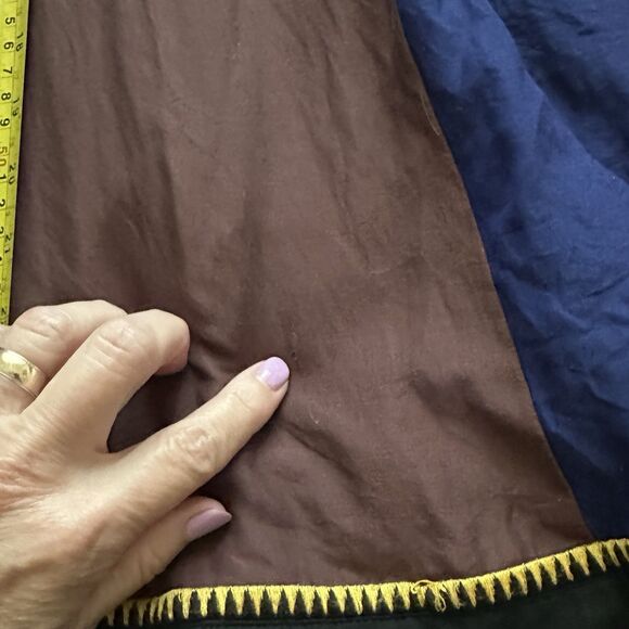 Lithe Dress 4 Midi Sleeveless Color Block Silk Cotton Anthropologie - Picture 8 of 10